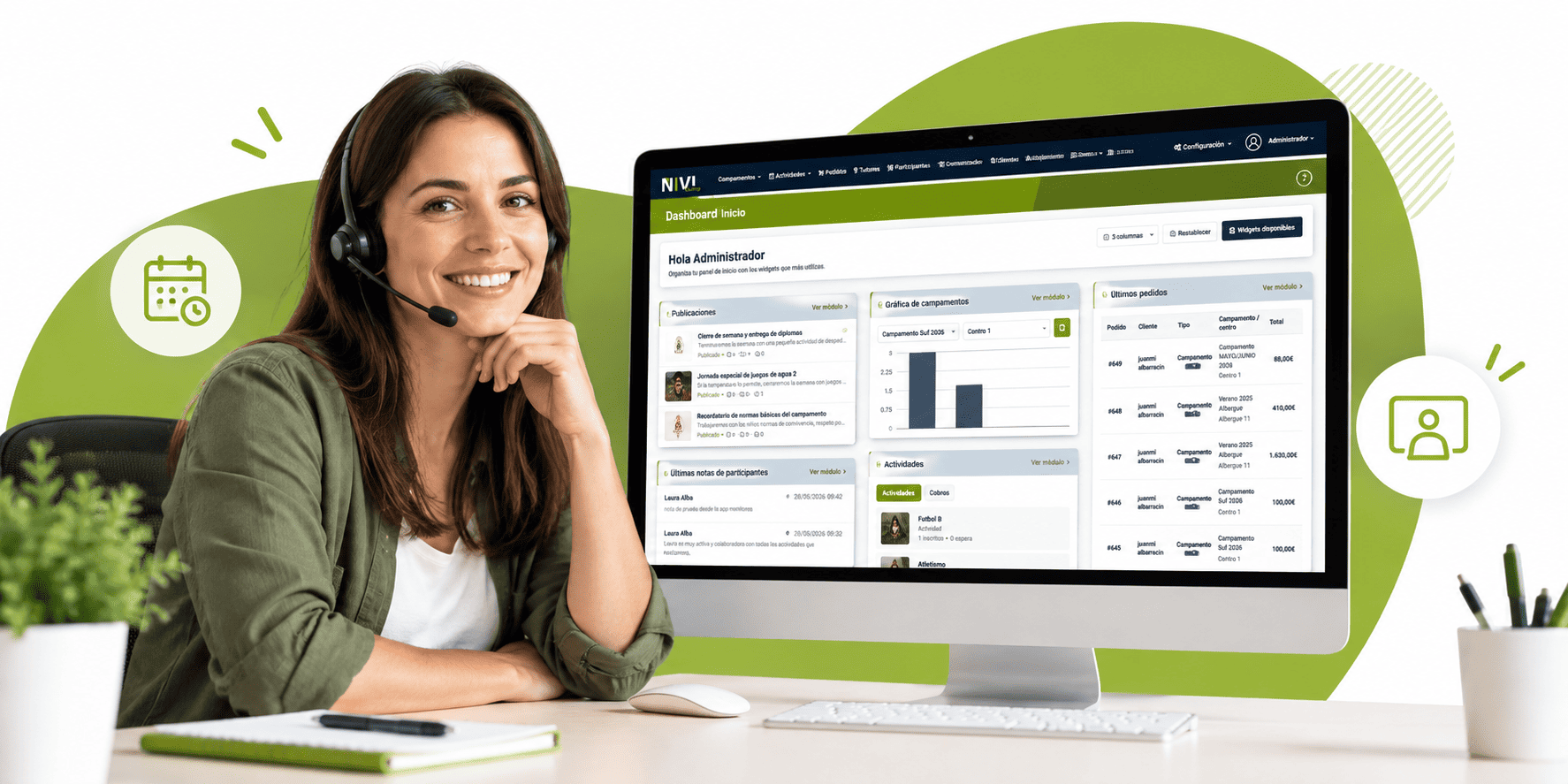 Programa para inscripciones de campamentos — inscripciones campamentos online
